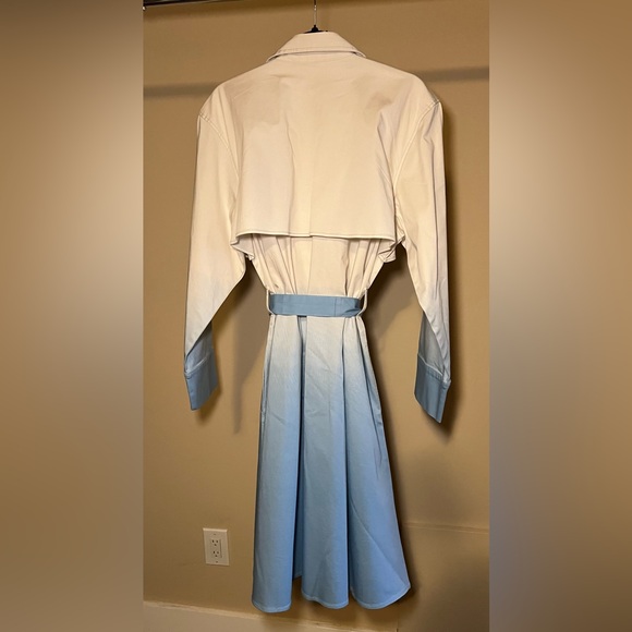 New (NWT) Amazon The Drop. Airy ombre double breast belted trench coat. Size XL - Picture 9 of 13
